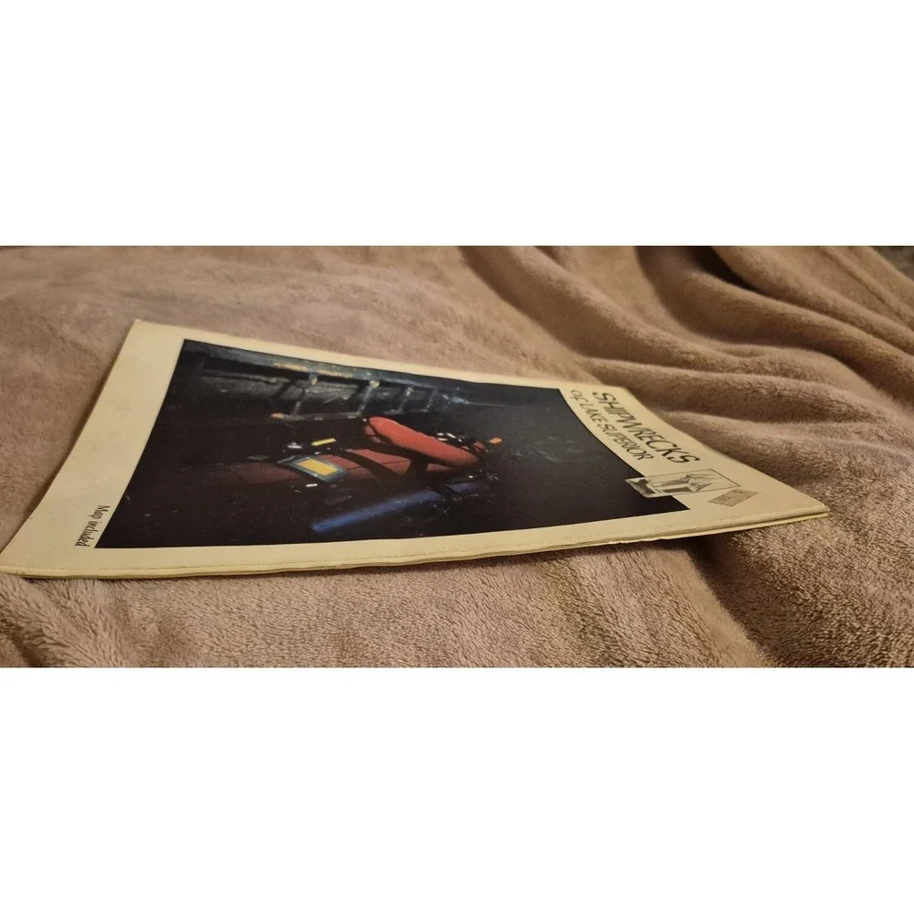 Shipwrecks of Lake Superior 1983 Booklet w/ Fold-Out Map
